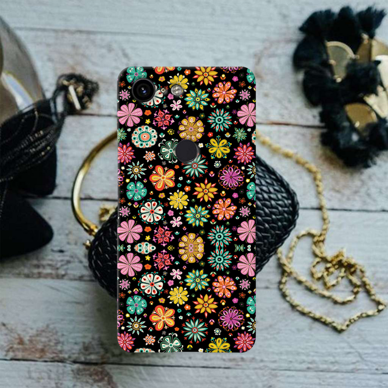 Night Florals Printed Slim Cases and Cover for Pixel 3 XL