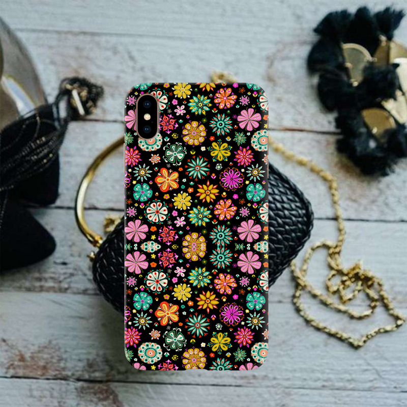 Night Florals Printed Slim Cases and Cover for iPhone XS Max