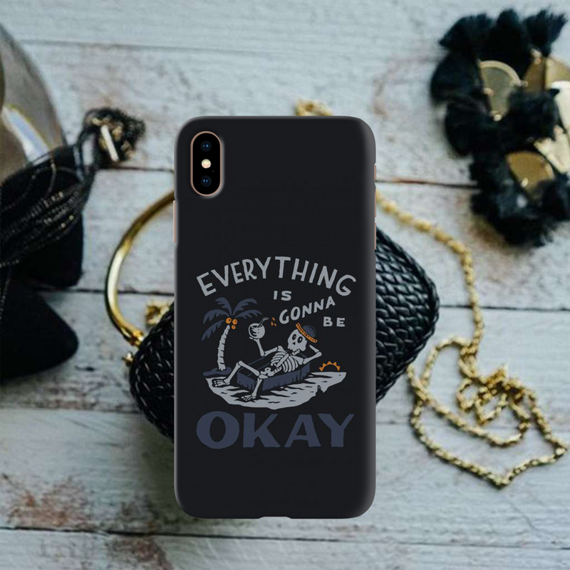 Everyting is okay Printed Slim Cases and Cover for iPhone XS Max