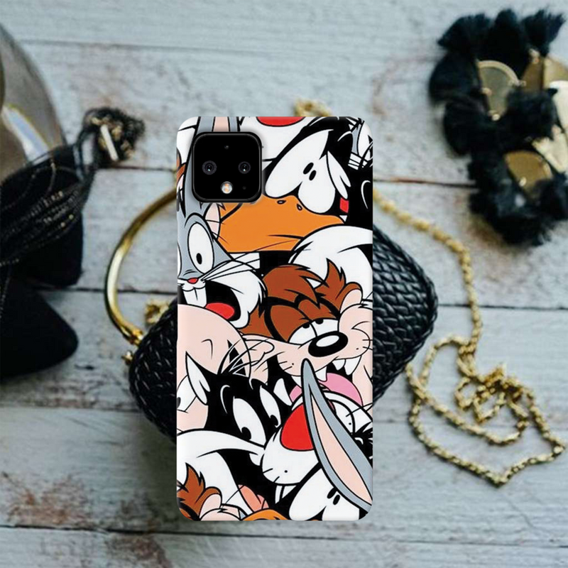 Looney Toons pattern Printed Slim Cases and Cover for Pixel 4 XL