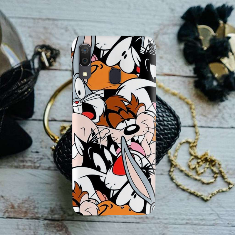 Looney Toons pattern Printed Slim Cases and Cover for Galaxy A20