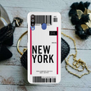 New York ticket Printed Slim Cases and Cover for Galaxy M30