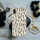 Feather pattern Printed Slim Cases and Cover for iPhone XS Max