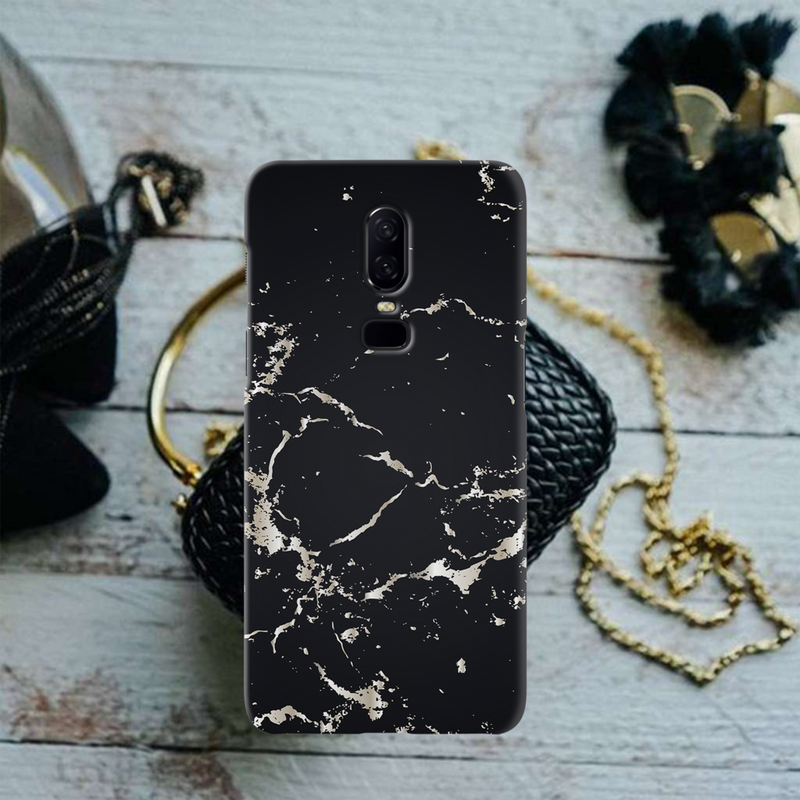 Dark Marble Printed Slim Cases and Cover for OnePlus 6