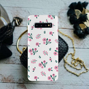 Pink florals Printed Slim Cases and Cover for Galaxy S10