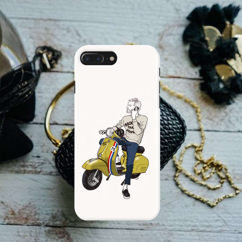 Scooter 75 Printed Slim Cases and Cover for iPhone 7 Plus