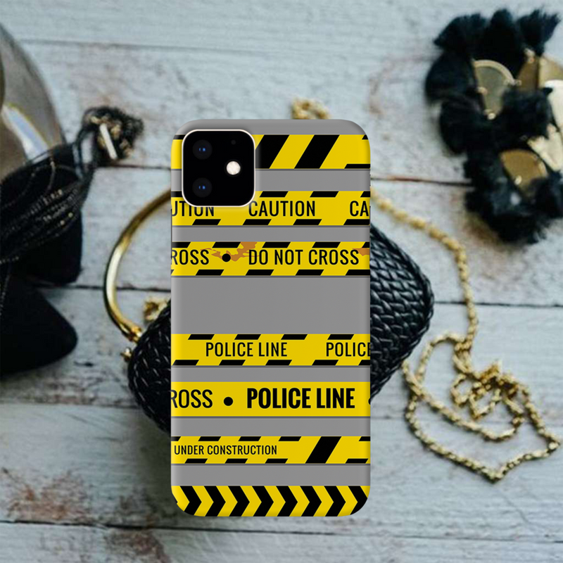 Police line Printed Slim Cases and Cover for iPhone 11