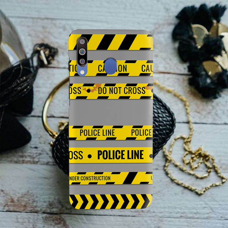 Police line Printed Slim Cases and Cover for Galaxy M30