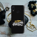 Stay Sanskari Printed Slim Cases and Cover for Redmi Note 7 Pro