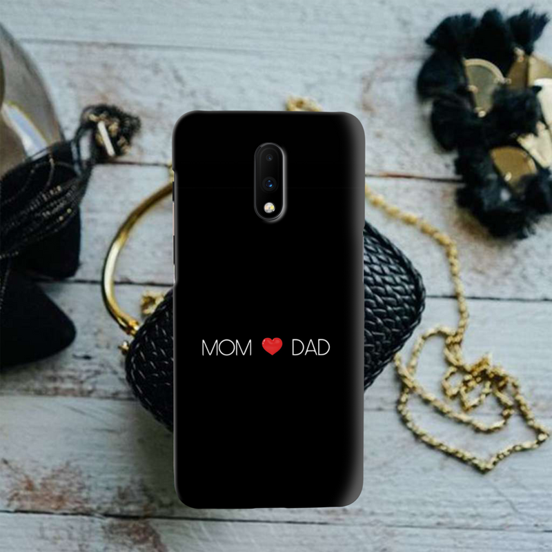 Mom and Dad Printed Slim Cases and Cover for OnePlus 7