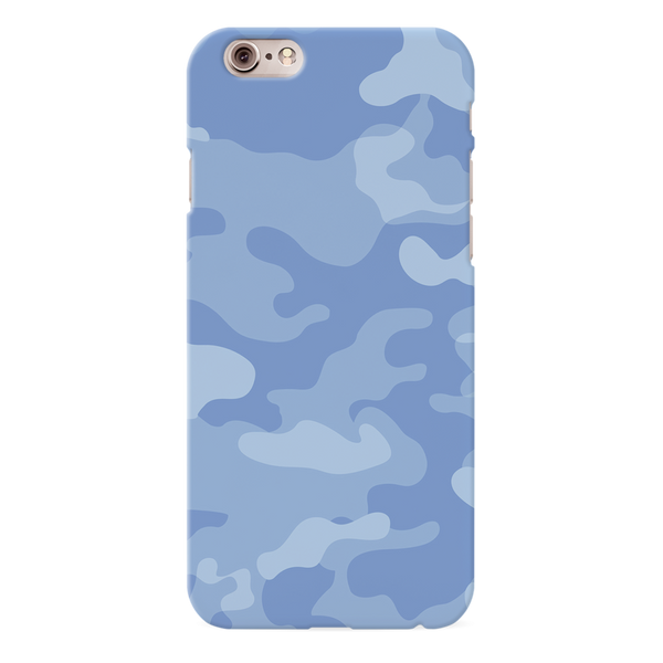 Blue and White Camouflage Printed Slim Cases and Cover for iPhone 6