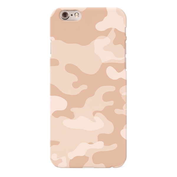 Cream and White Camouflage Printed Slim Cases and Cover for iPhone 6