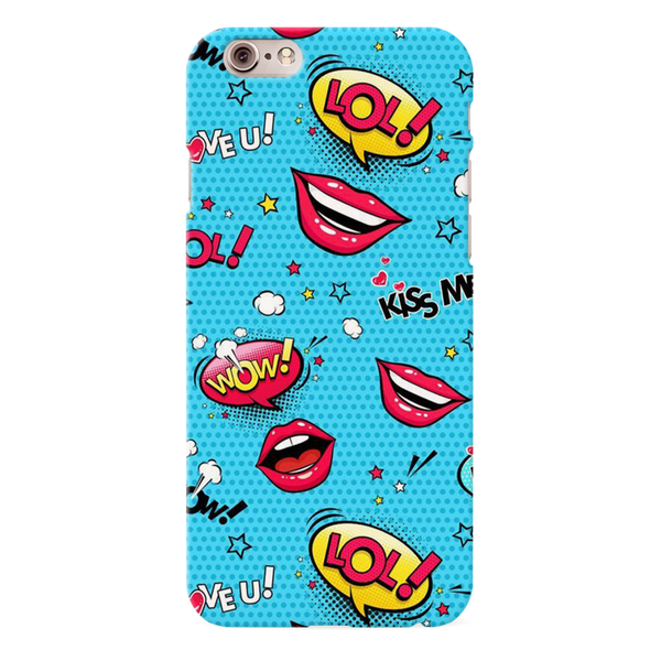 Kiss me Printed Slim Cases and Cover for iPhone 6