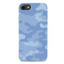 Blue and White Camouflage Printed Slim Cases and Cover for iPhone 7