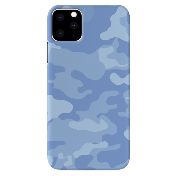 Blue and White Camouflage Printed Slim Cases and Cover for iPhone 11 Pro Max