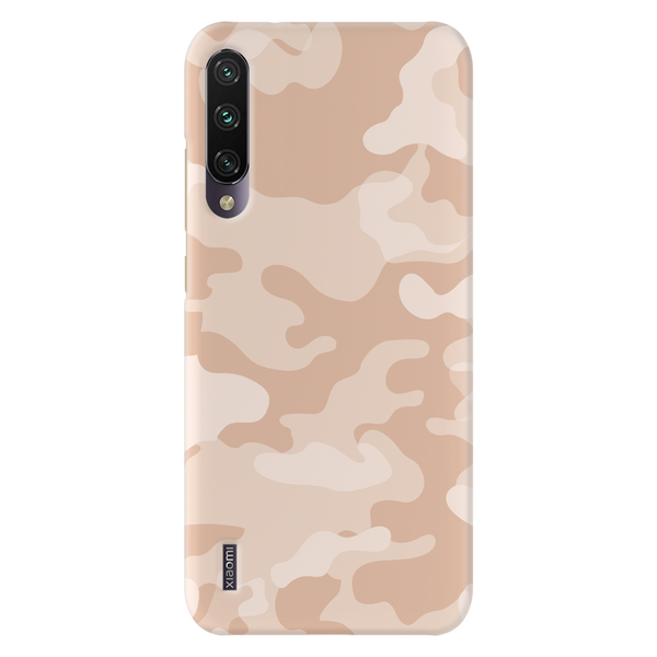 Cream and White Camouflage Printed Slim Cases and Cover for Redmi A3