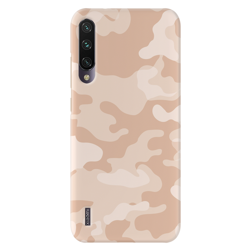 Cream and White Camouflage Printed Slim Cases and Cover for Redmi A3