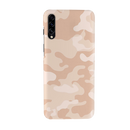 Cream and White Camouflage Printed Slim Cases and Cover for Galaxy A50