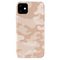 Cream and White Camouflage Printed Slim Cases and Cover for iPhone 11