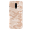 Cream and White Camouflage Printed Slim Cases and Cover for OnePlus 7