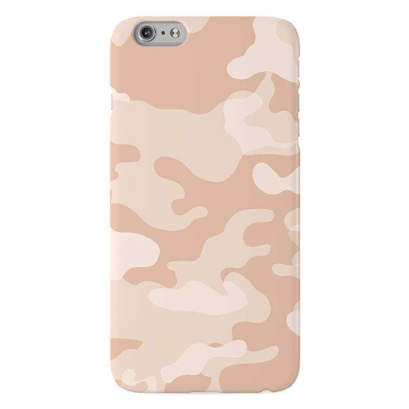 Cream and White Camouflage Printed Slim Cases and Cover for iPhone 6 Plus