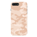 Cream and White Camouflage Printed Slim Cases and Cover for iPhone 7 Plus