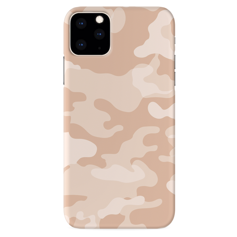 Cream and White Camouflage Printed Slim Cases and Cover for iPhone 11 Pro