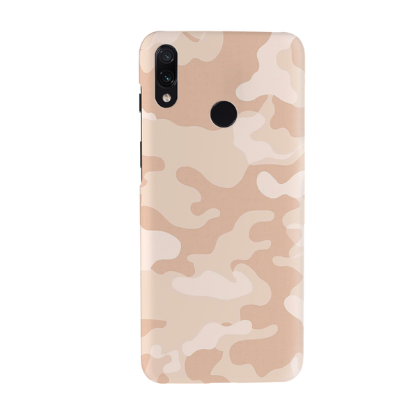 Cream and White Camouflage Printed Slim Cases and Cover for Redmi Note 7 Pro