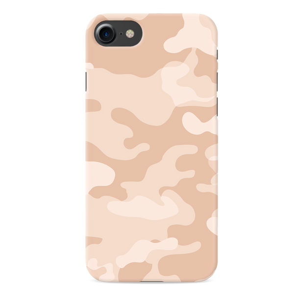 Cream and White Camouflage Printed Slim Cases and Cover for iPhone 7