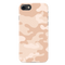 Cream and White Camouflage Printed Slim Cases and Cover for iPhone 7