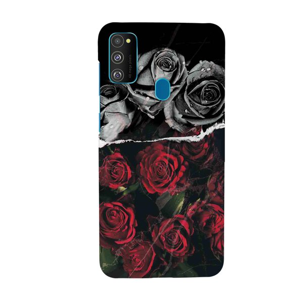 Dark Roses Printed Slim Cases and Cover for Galaxy M30S