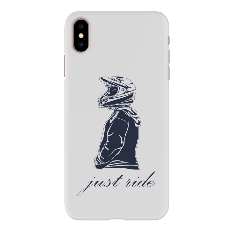 Just Ride Printed Slim Cases and Cover for iPhone XS Max