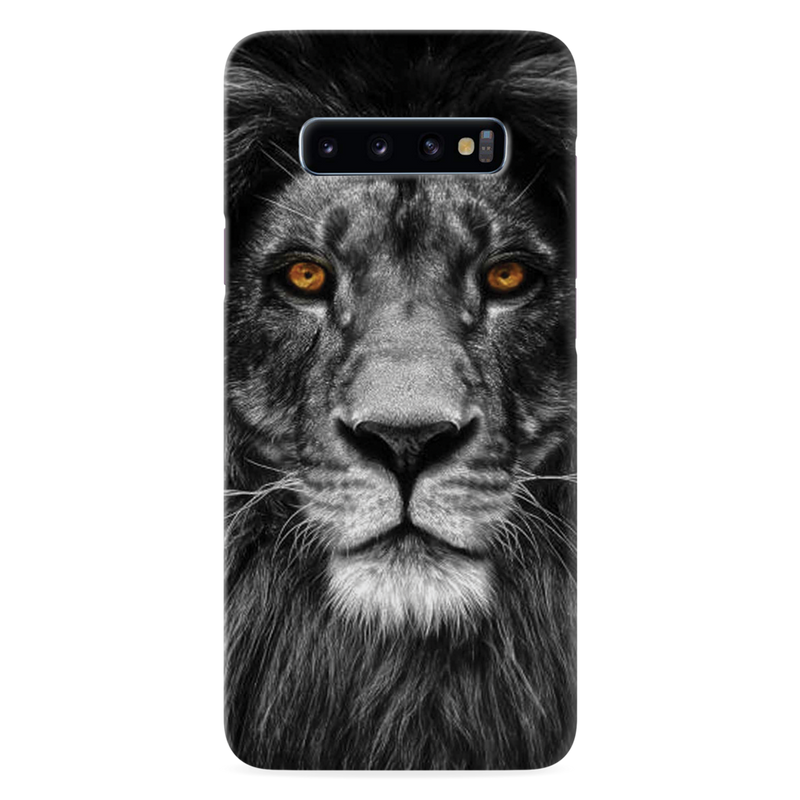 Lion Face Printed Slim Cases and Cover for Galaxy S10