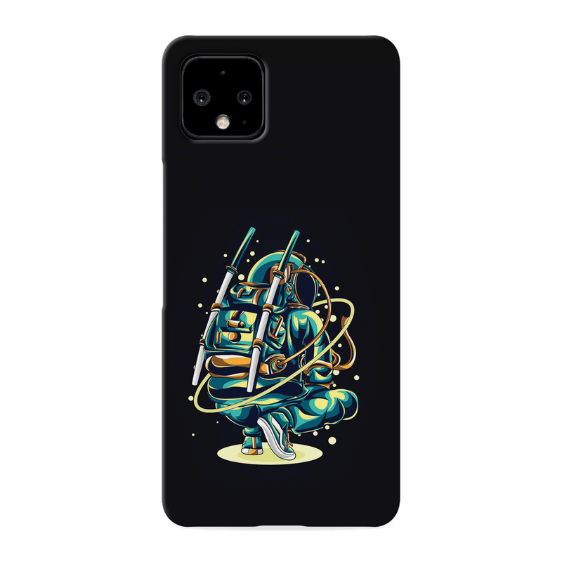 Ninja Astronaut Printed Slim Cases and Cover for Pixel 4