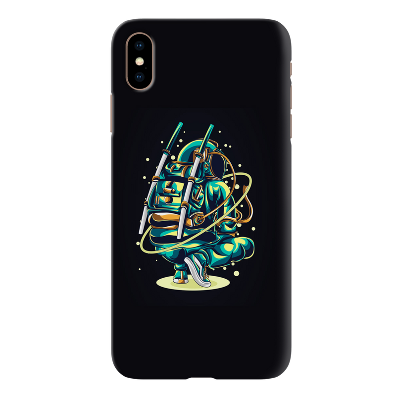 Ninja Astronaut Printed Slim Cases and Cover for iPhone XS Max