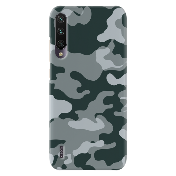 Olive Green and White Camouflage Printed Slim Cases and Cover for Redmi A3