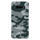 Olive Green and White Camouflage Printed Slim Cases and Cover for Galaxy S10