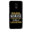 Papa the legend Printed Slim Cases and Cover for OnePlus 7