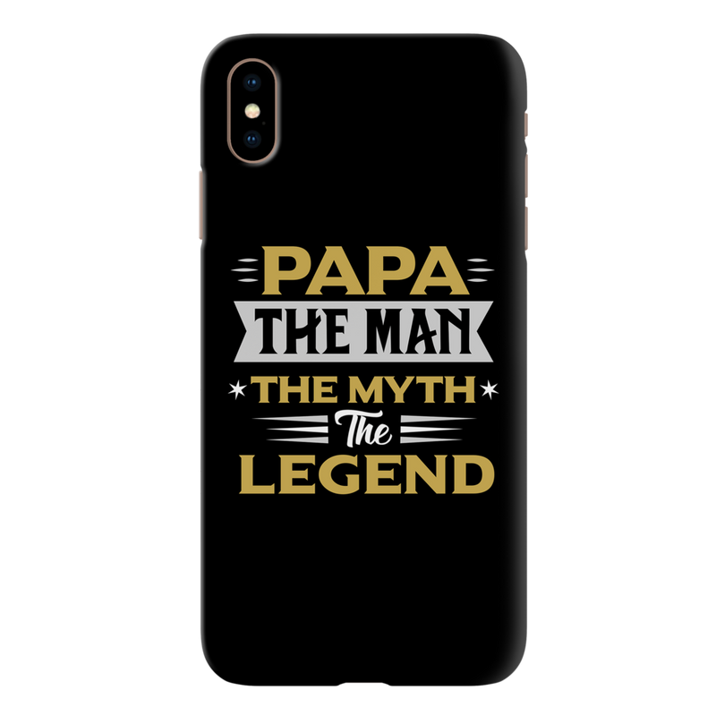 Papa the legend Printed Slim Cases and Cover for iPhone XS Max