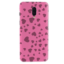 Pink Hearts Printed Slim Cases and Cover for OnePlus 6T