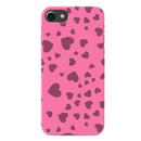 Pink Hearts Printed Slim Cases and Cover for iPhone 7