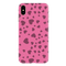 Pink Hearts Printed Slim Cases and Cover for iPhone XS Max