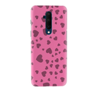 Pink Hearts Printed Slim Cases and Cover for OnePlus 7T Pro