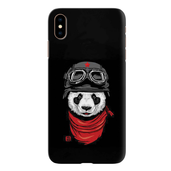 Rider Panda Printed Slim Cases and Cover for iPhone XS Max