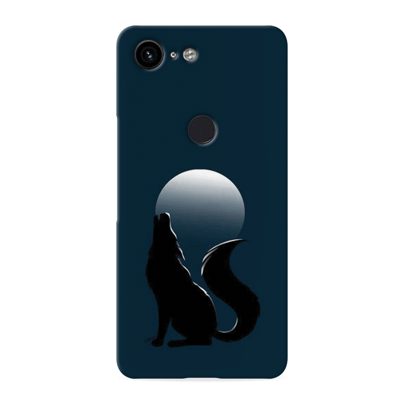 Wolf howling Printed Slim Cases and Cover for Pixel 3 XL