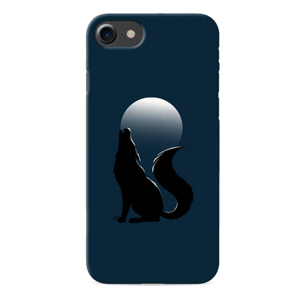 Wolf howling Printed Slim Cases and Cover for iPhone 8