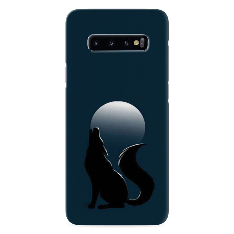 Wolf howling Printed Slim Cases and Cover for Galaxy S10 Plus