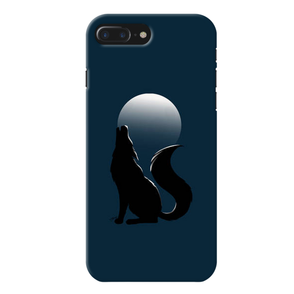 Wolf howling Printed Slim Cases and Cover for iPhone 8 Plus