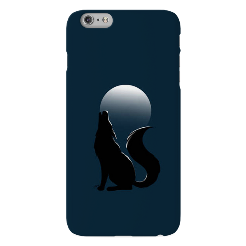 Wolf howling Printed Slim Cases and Cover for iPhone 6 Plus