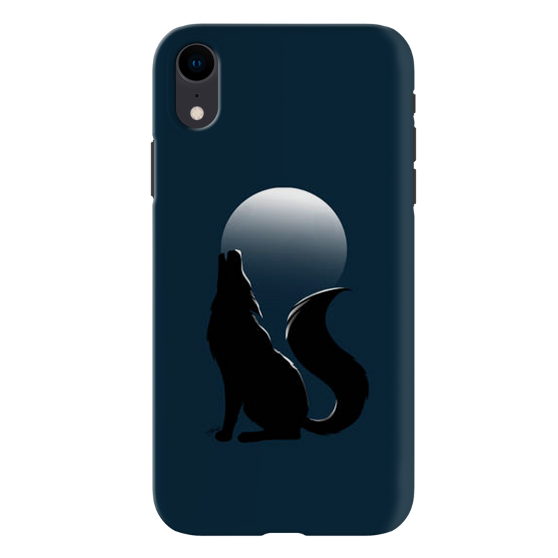 Wolf howling Printed Slim Cases and Cover for iPhone XR